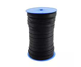 Todo - Rollos de cinta negra Cinta de poliéster - 15mm - 700kg - Negro