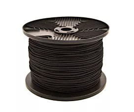 Cables elásticos - 8mm Rollo de cable elástico (8mm) - 100m - Negro